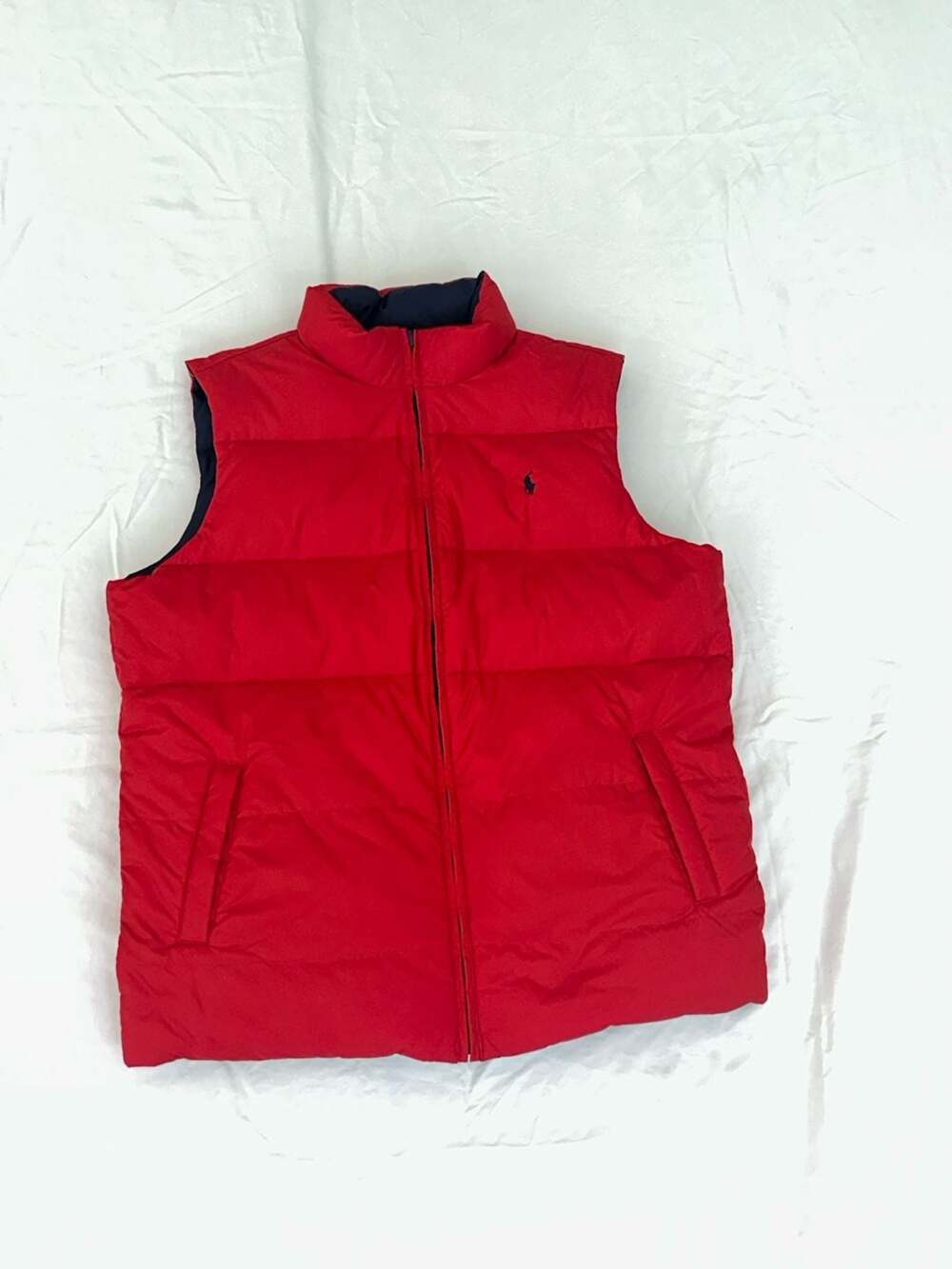 Polo Ralph Lauren Reversible Puffer Vest Size XL Red